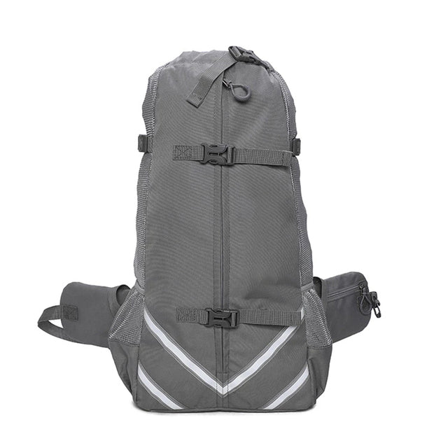 Robuuste en waterdichte hondendraagtas. Rugtas voor veilige en comfortabele wandelingen