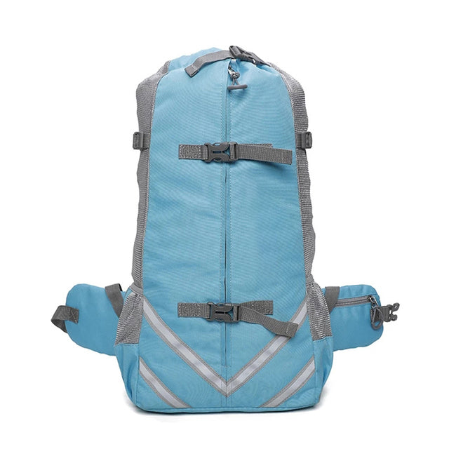 Robuuste en waterdichte hondendraagtas. Rugtas voor veilige en comfortabele wandelingen