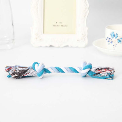 Leuk en interactief speelgoed voor je huisdier: de Cotton Double Rope Knot Pet Toy