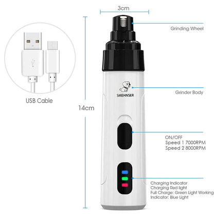 Rustige Elektrische Hondennageltrimmer